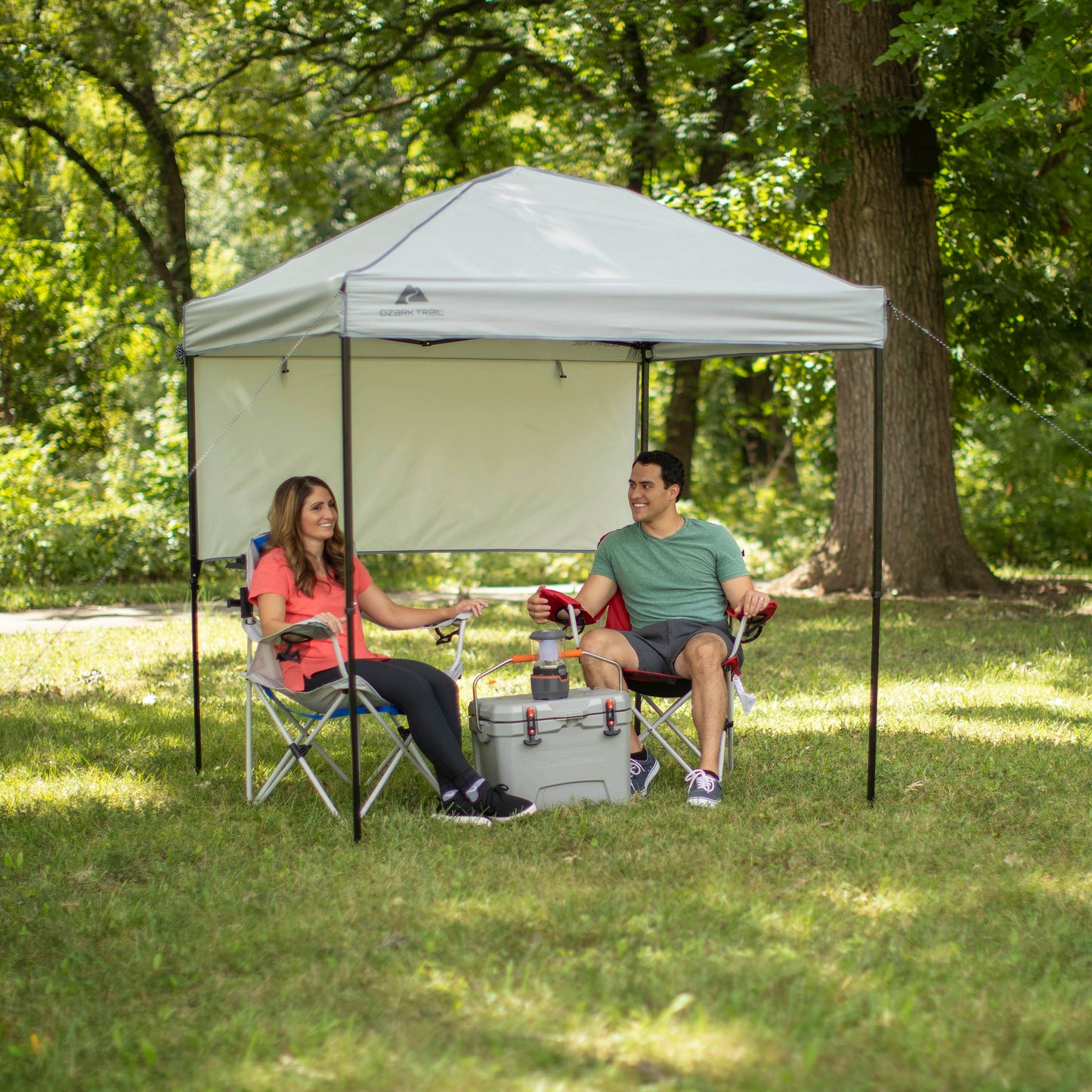 6' x 6' Gray Instant Outdoor Canopy w/ UV Protection