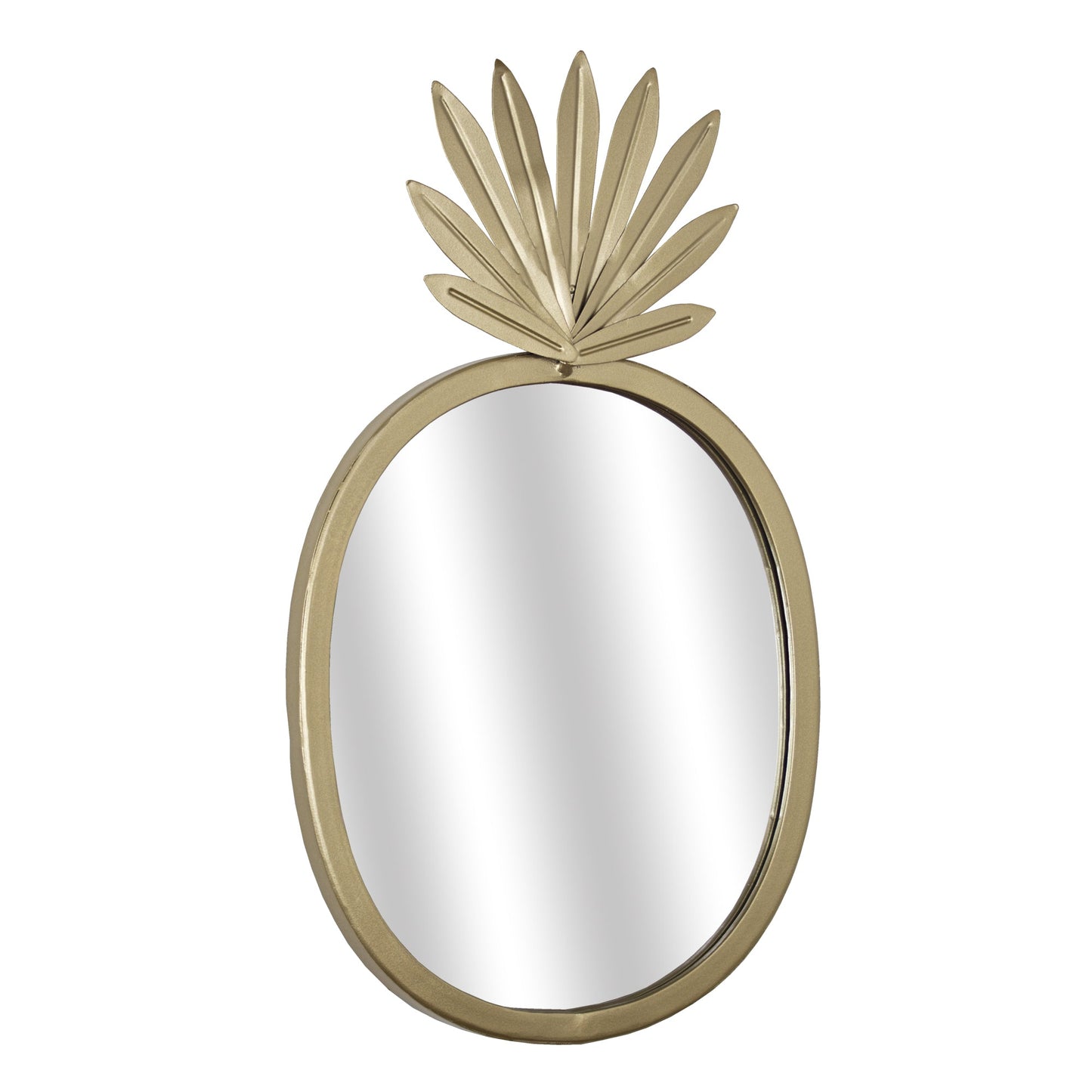 Metal Pineapple Accent Mirror