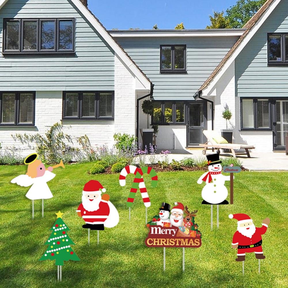 Christmas Yard Signs Set of 8