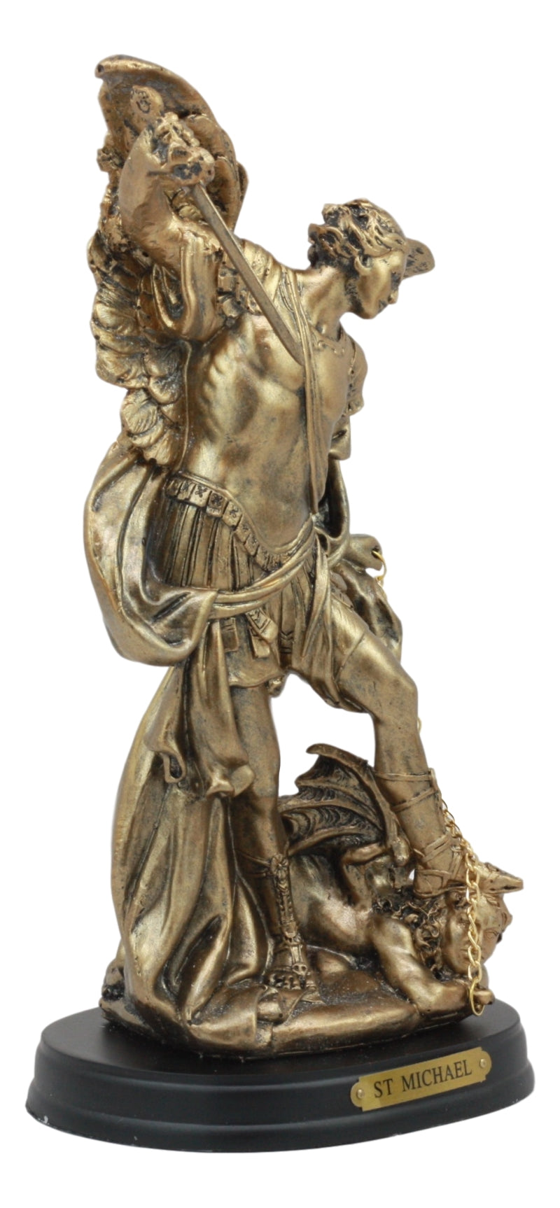 Archangel Michael Slaying Lucifer Statue 8"H