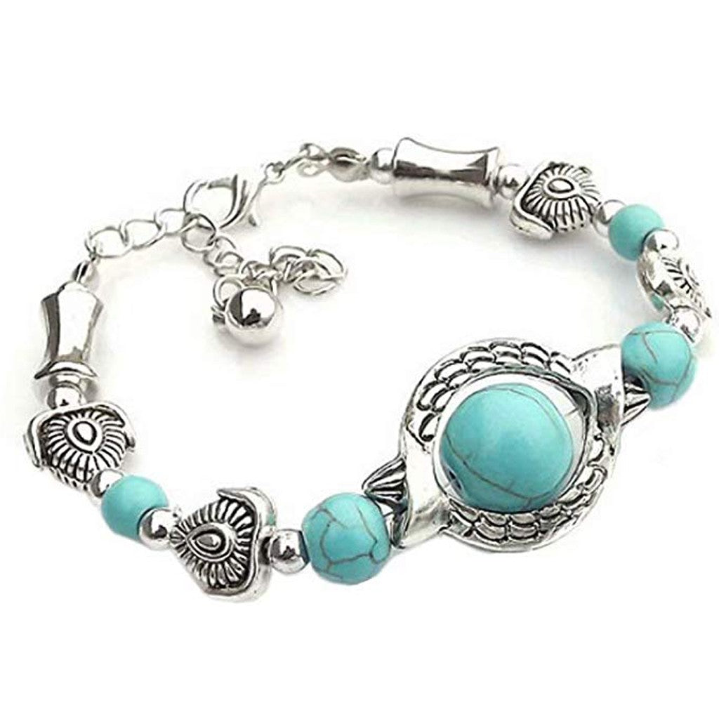Turquoise Classic Luxury Beaded Bracelet for Women
