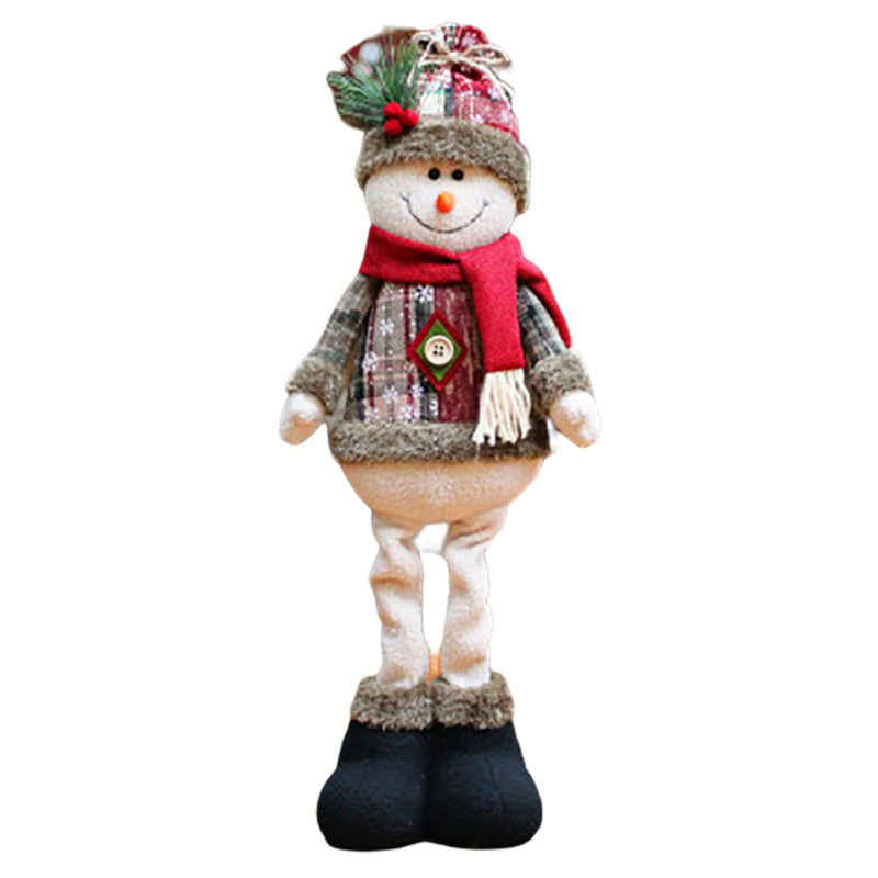 Christmas Santa Claus Elk Snowman Plush Dolls Decoration