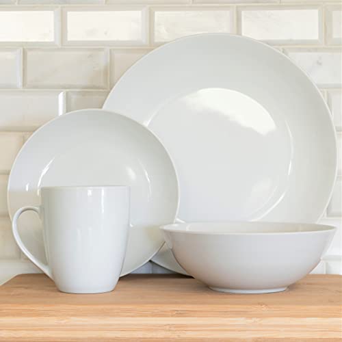 16 Piece Dinnerware Set, White