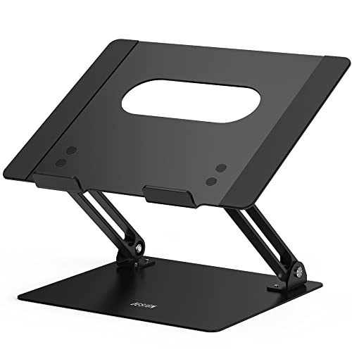 Ergonomic Aluminum Laptop Stand Compatible w/ 10-15.6" Laptops