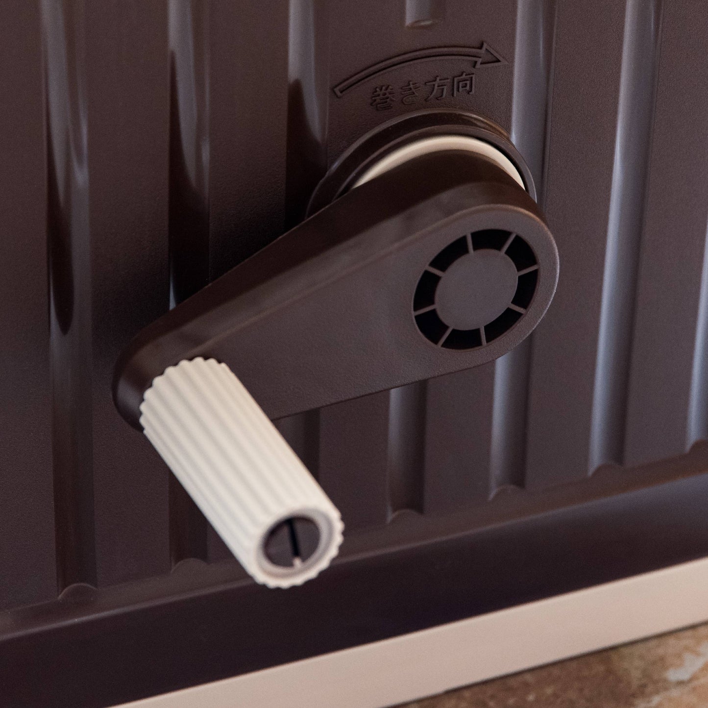 65.61 FT Hose Reel with Nozzle, Brown