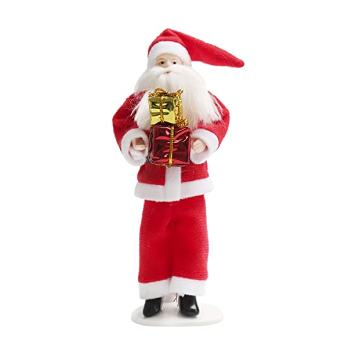 6 Inch Miniature Santa Claus Figurine  for Christmas Decoration