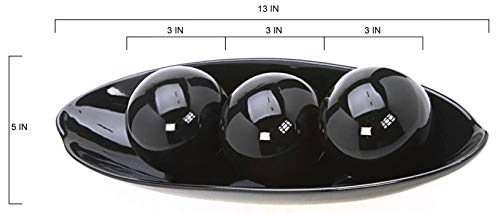 Decorative Bowl a& Orb Set for Decorative Centerpiece in Your Home