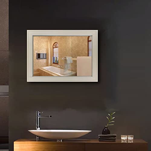 2PCS Farmhouse Frame Accent Wall Mirror (11"X15")