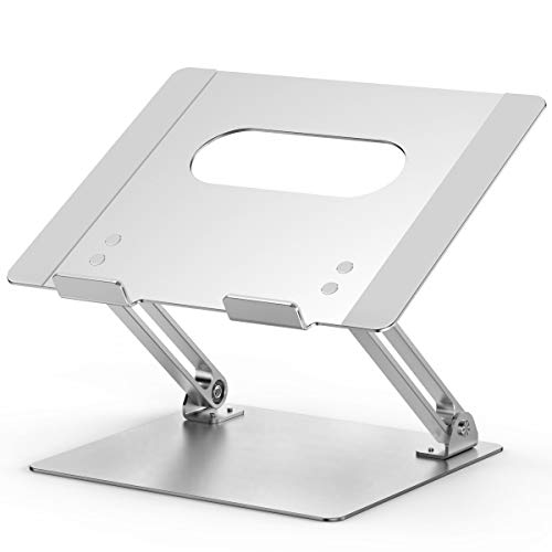 Ergonomic Aluminum Laptop Stand Compatible w/ 10-15.6" Laptops