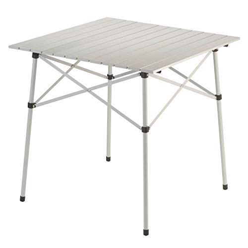 Ultra Compact Folding Aluminum Camping Table, White