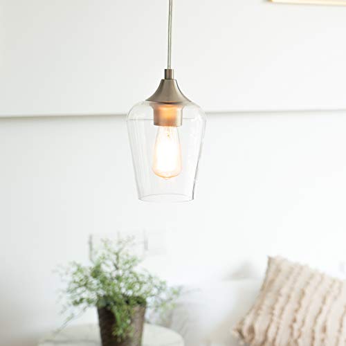 Modern Industrial Small Glass Pendant Lights