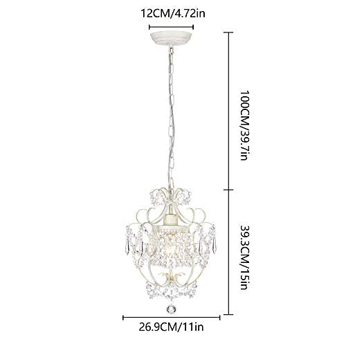 Small Vintage Crystals Chandeliers