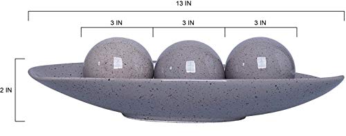 Decorative Bowl a& Orb Set for Decorative Centerpiece in Your Home