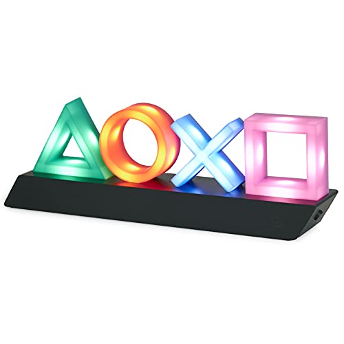 PlayStation Icons Light with 3 Light Modes - Music Reactive Game Room Lighting