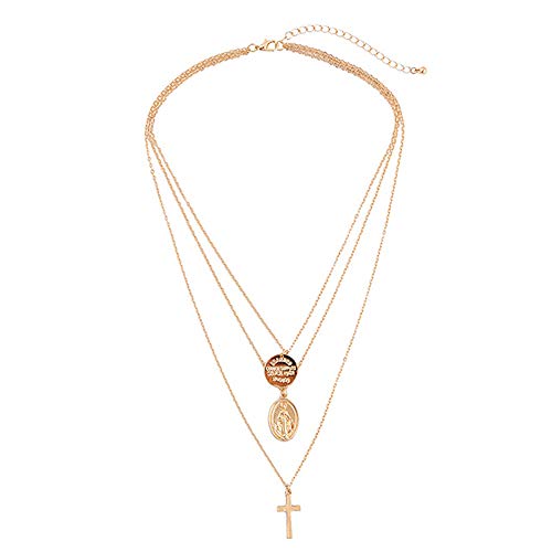 Exquisite Sequins Multilayer Pendant Necklace for Women