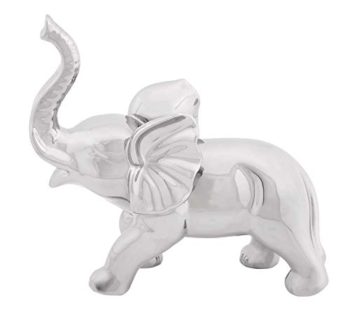 Ceramic Elephant, 12 x 12-Inch for Home Decoration