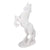 Standing Horse Statue Engraved Horse Sculpture Decorative Art Figurine - 12inch