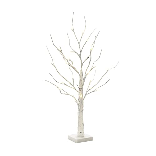 LED Easter Birch Tree Lights w/ Eggs Battery Powered
