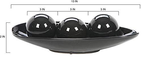 Decorative Bowl a& Orb Set for Decorative Centerpiece in Your Home