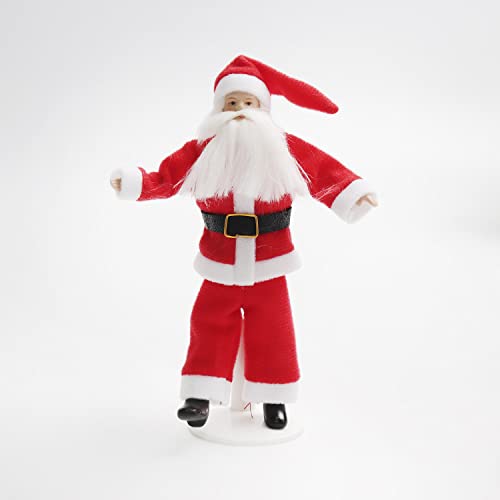 6 Inch Miniature Santa Claus Figurine  for Christmas Decoration