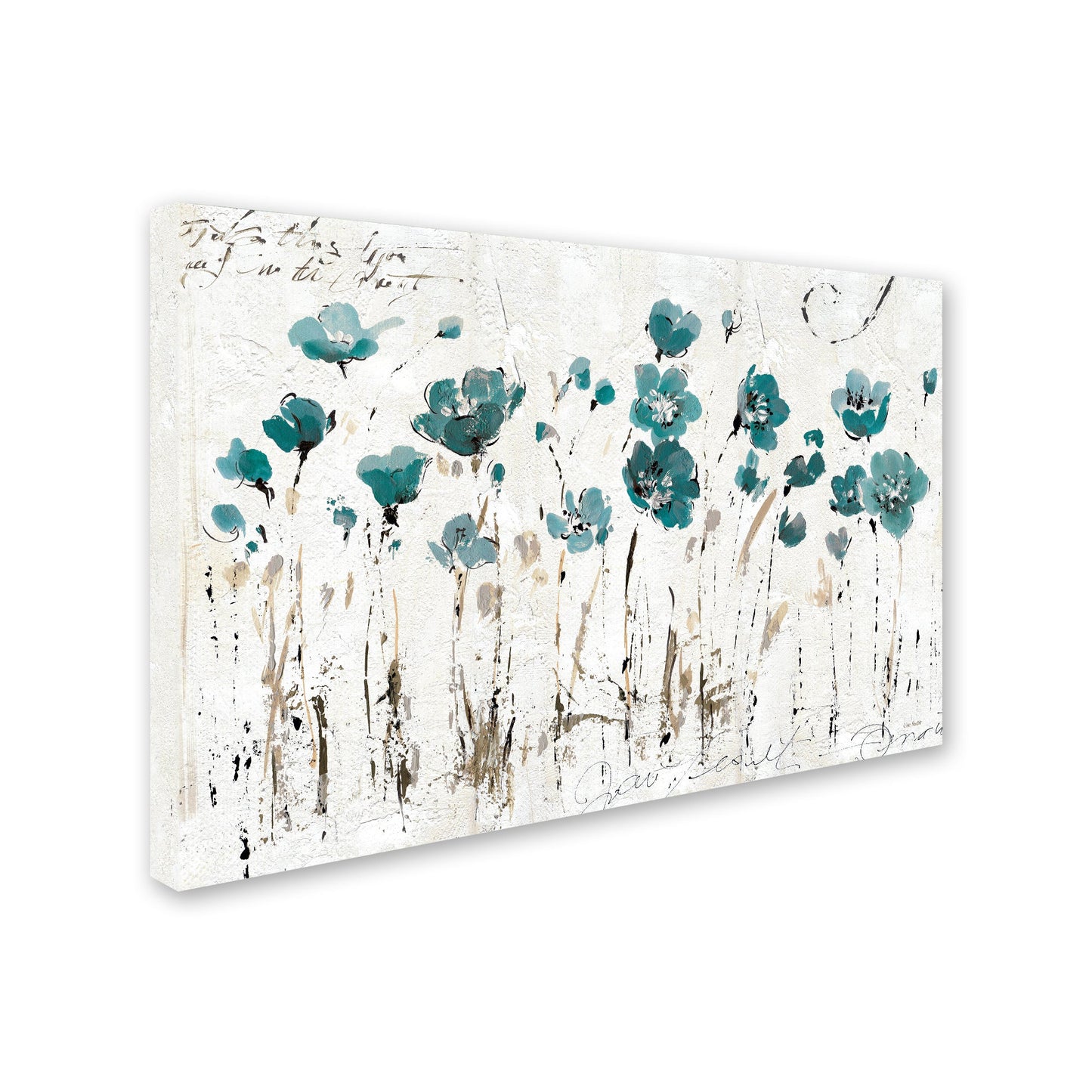 Art "Abstract Balance VI Blue" Canvas Home Decoration