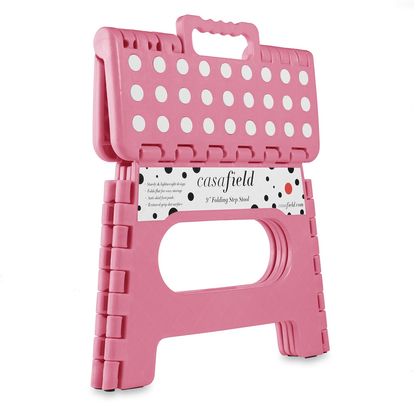 9" Folding Step Stool w/ Handle