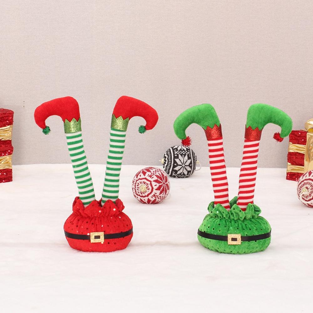 Elf Legs for Christmas Decorations,