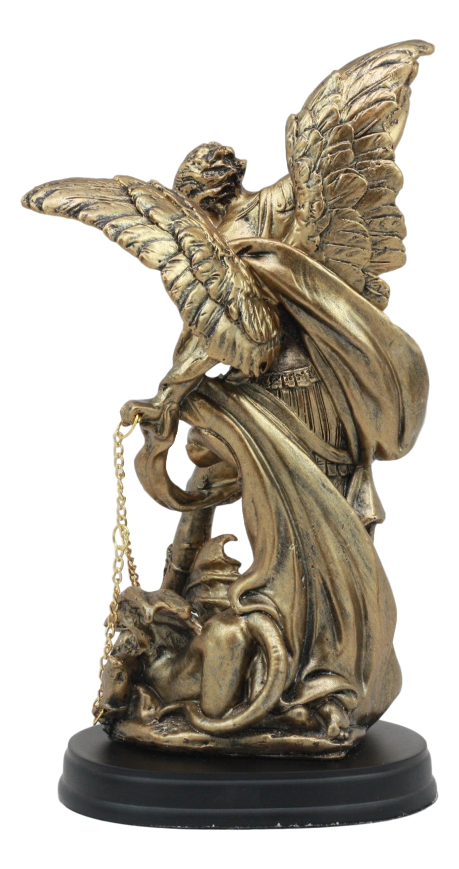 Archangel Michael Slaying Lucifer Statue 8"H