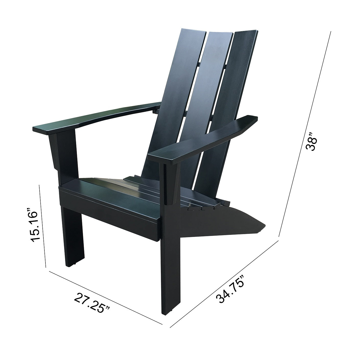 Wood Modern Adirondack Chair