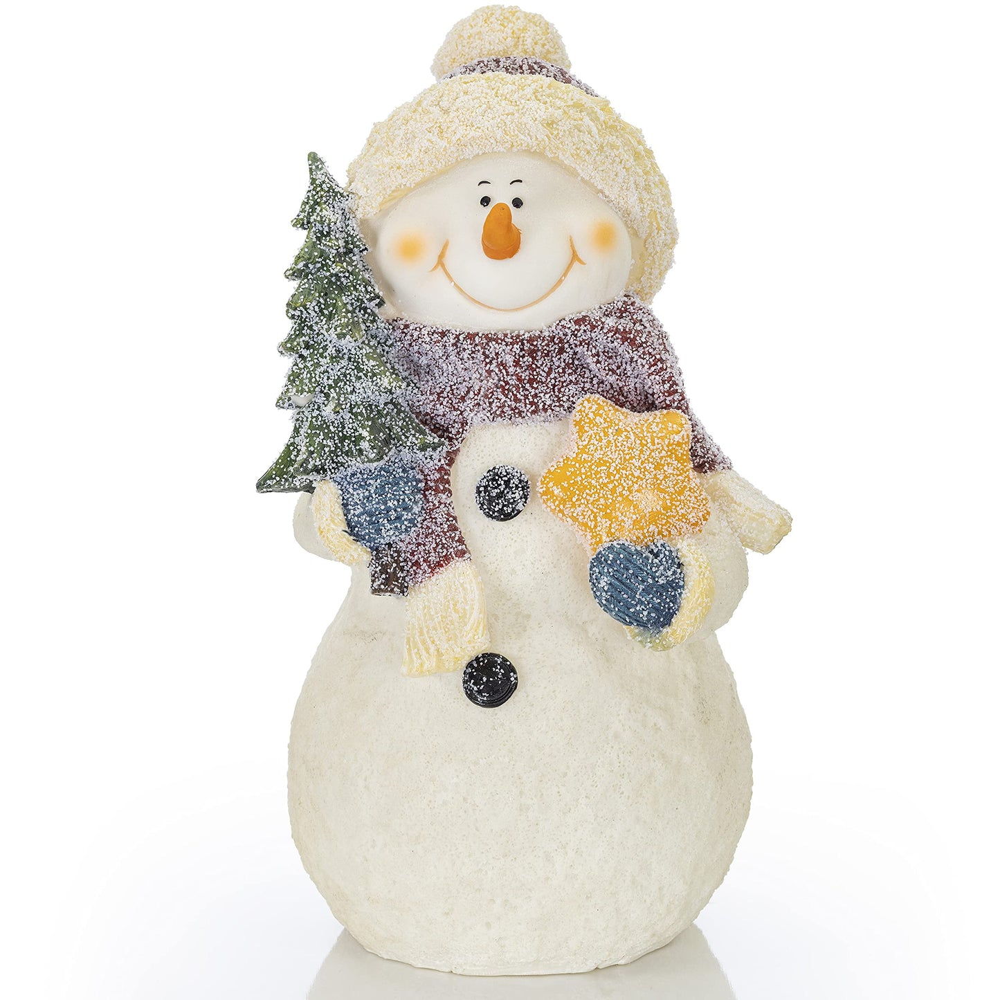 Glowing Snowman w/ LED Christmas Decoration