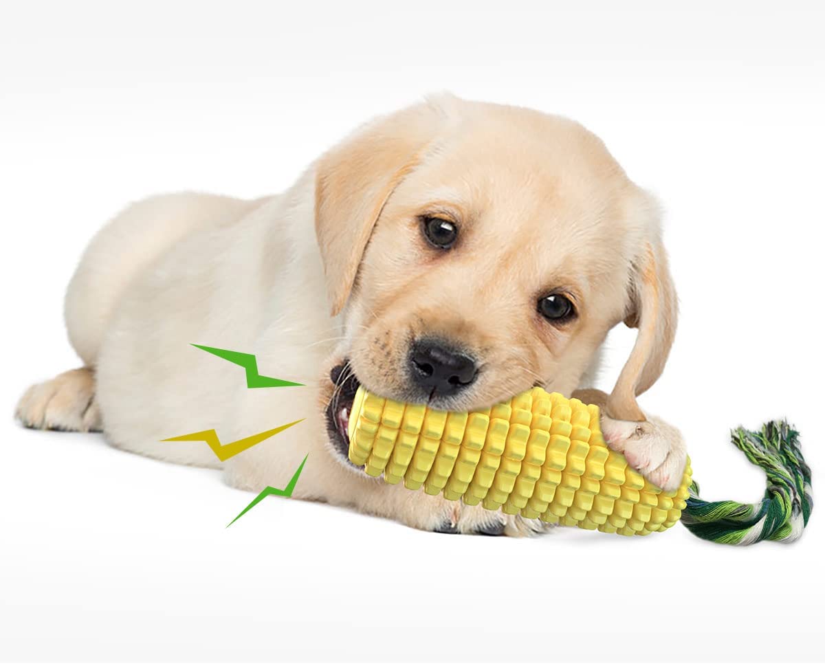 Dog Chew Toys for Aggressive Chewers, Indestructible Tough, Teeth Chew Corn Stick Toy