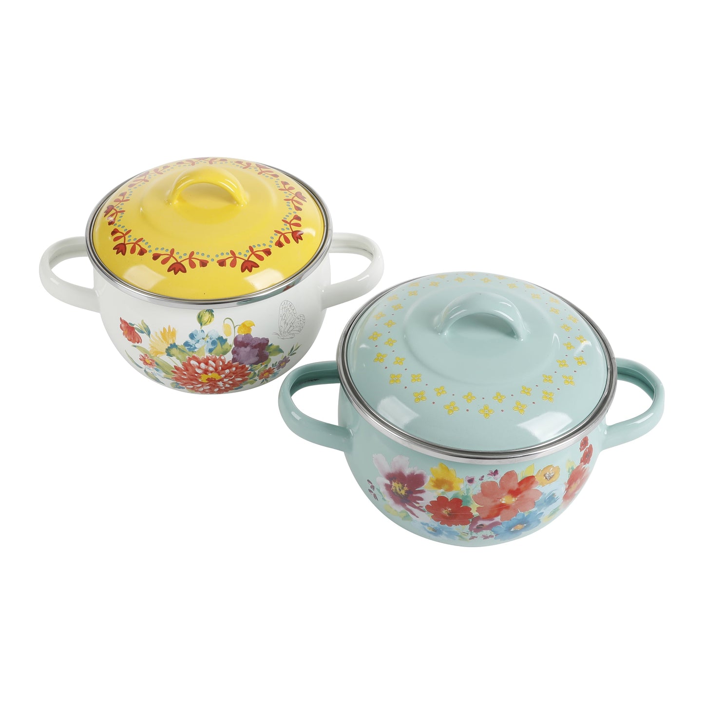 Enamel on Steel 1.05-QT Mini Dutch Ovens 2-Pack