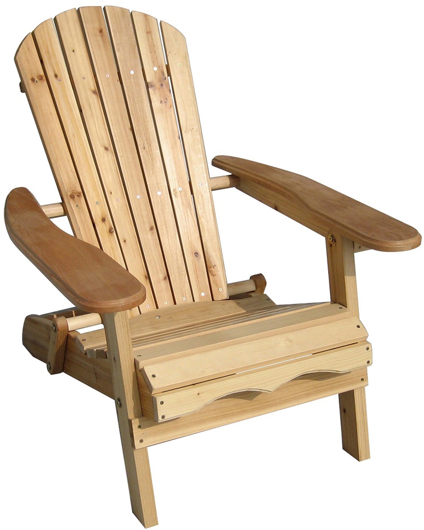 Folding Wood Adirondack Chair - Beige