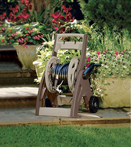 175' Resin Garden Reel Wheeled Cart for 5/8" Vinyl Hose