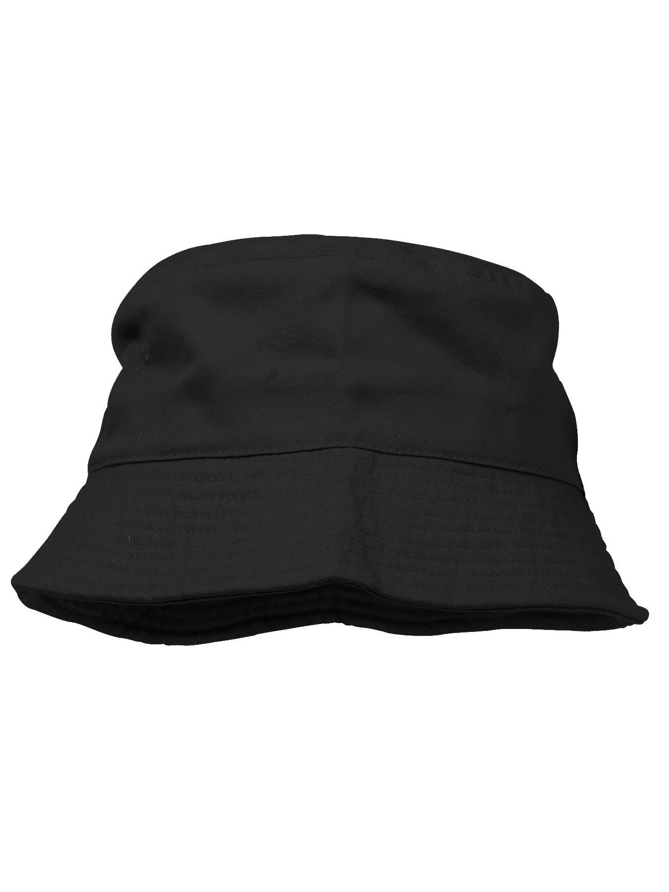 Pigment Dyed Bucket Hat-Black