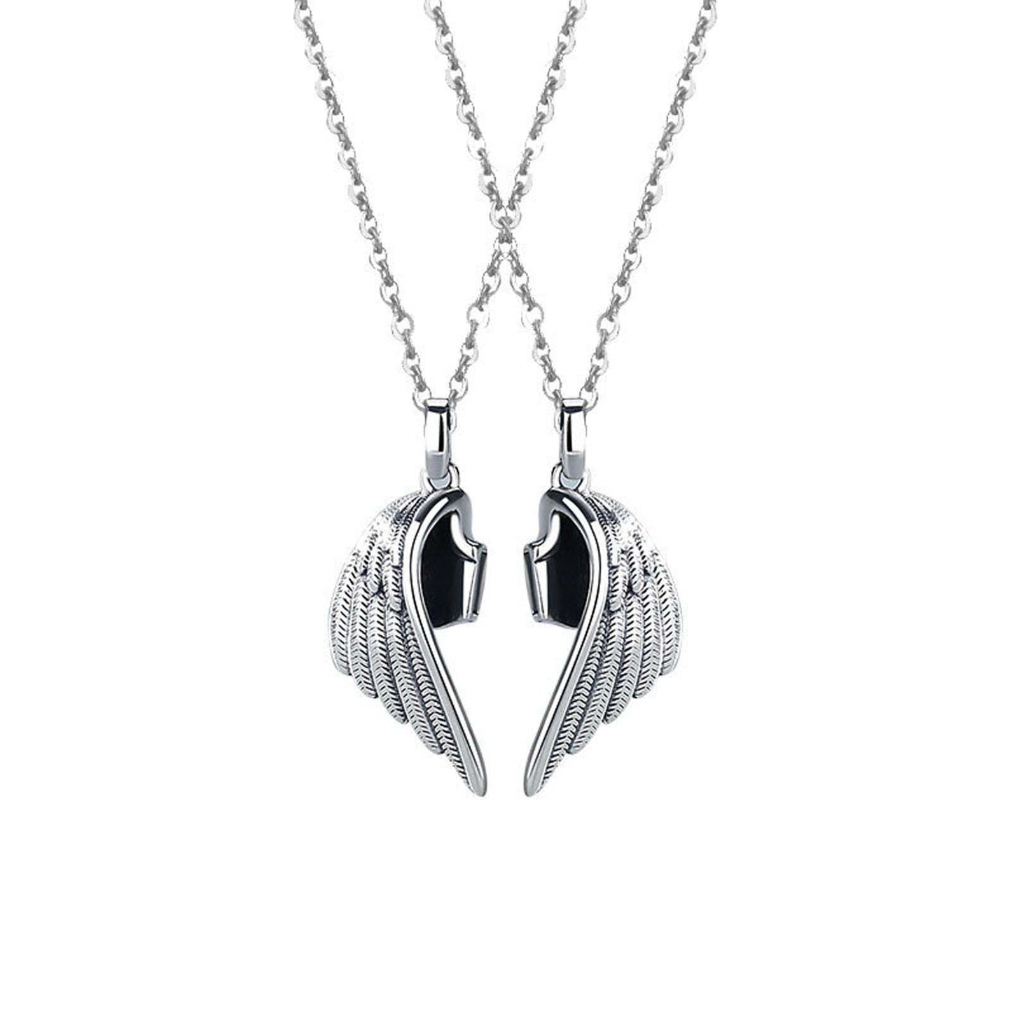 Magnetic Devil & Angel Couple Necklace