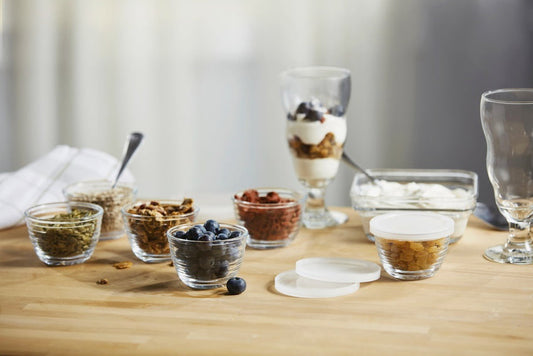 16-piece Small Glass Bowl Set with Lids