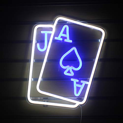 Playing Cards LED  Neon Signs Decoration