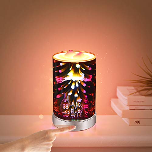 3D Glass Wax Warmer w/ Touch Dimming Control