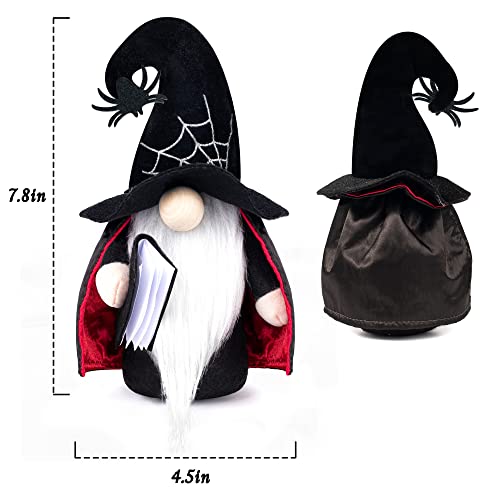 2 Pack Handmade Tomte Witch Halloween Gnomes Decorations