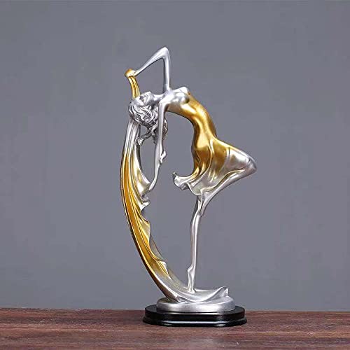 Elegant Ballerina Dancing Girl Statue Crafts Resin Decoration Creative Home Furnishings