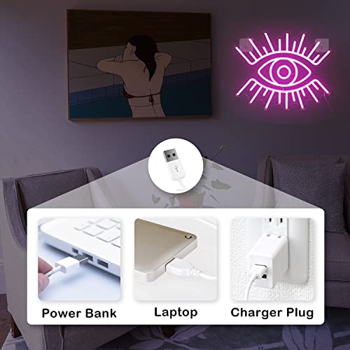 LED Eyes Neon Signs for Wall Decoration