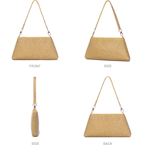 Rhinestone Clutch Purses for Women Bling Evening Bag