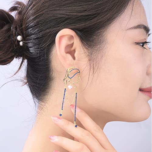 Unique Abstract face Art Earrings for Women