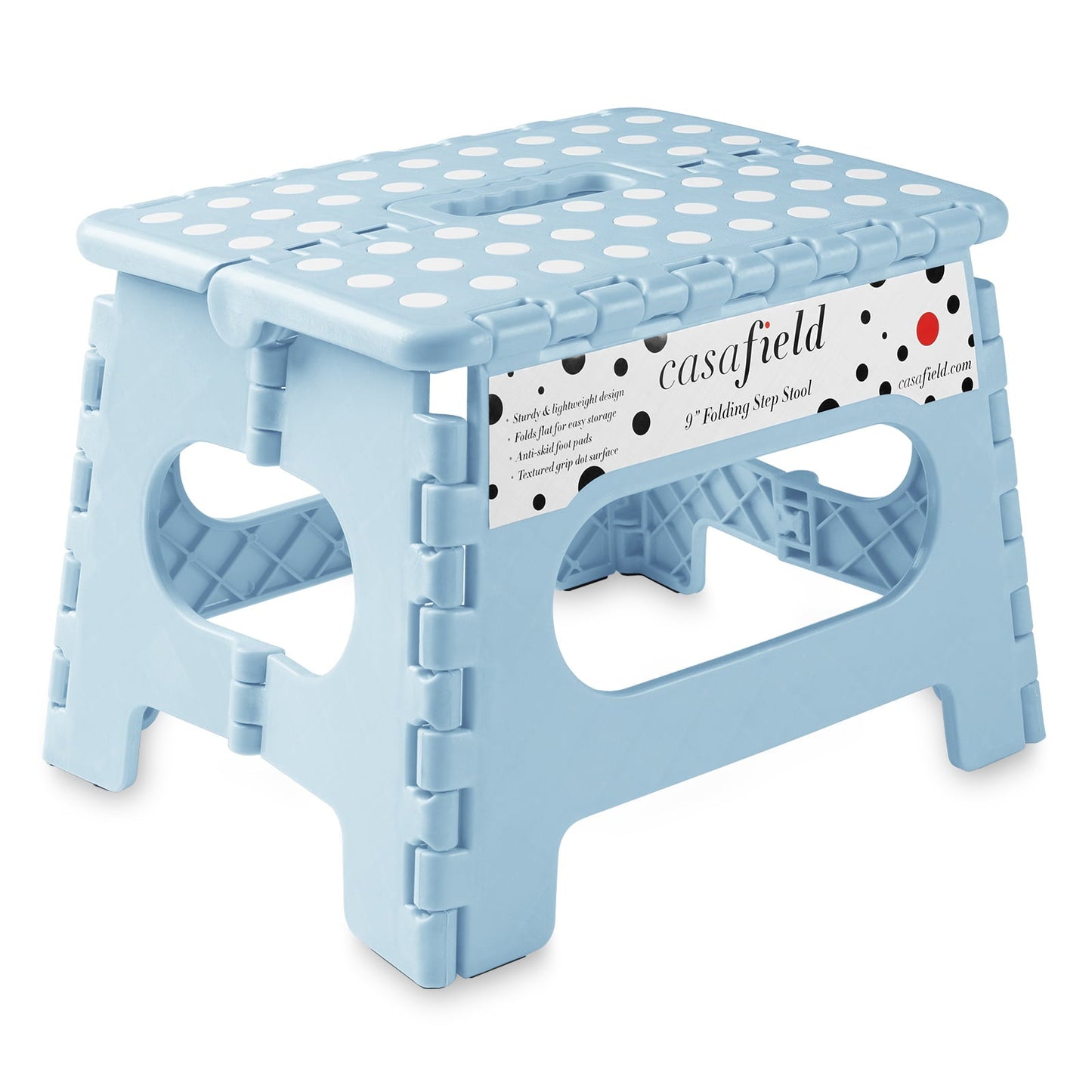 9" Folding Step Stool w/ Handle
