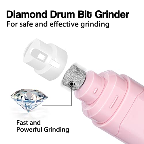 Dog Nail Grinder Upgraded -2-Speed Electric Rechargeable Pet Nail Trimmer