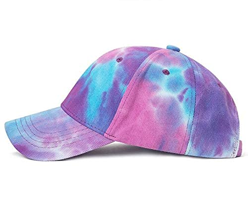 2-Pieces Tie-Dye Baseball-Cap for Women