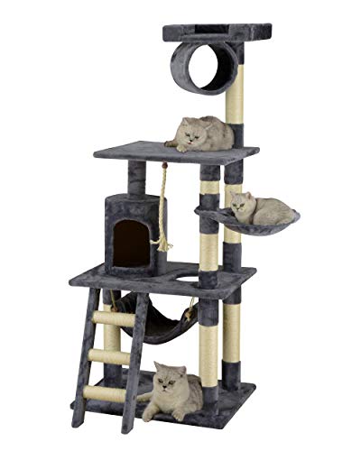 62-Inch Cat Tree- Cat Condo House