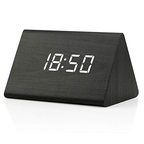 Wooden LED Alarm Digital Desk Clock