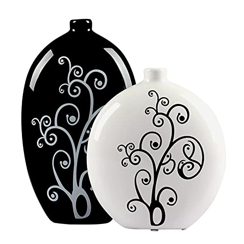 Ceramic Modern Flower  Vase Set of 2